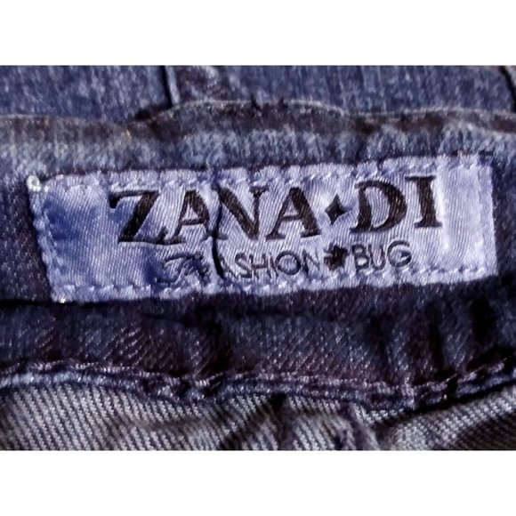 Zana Di Straight Jeans 3 Button Waist Tag Sz 14P - Picture 3 of 7